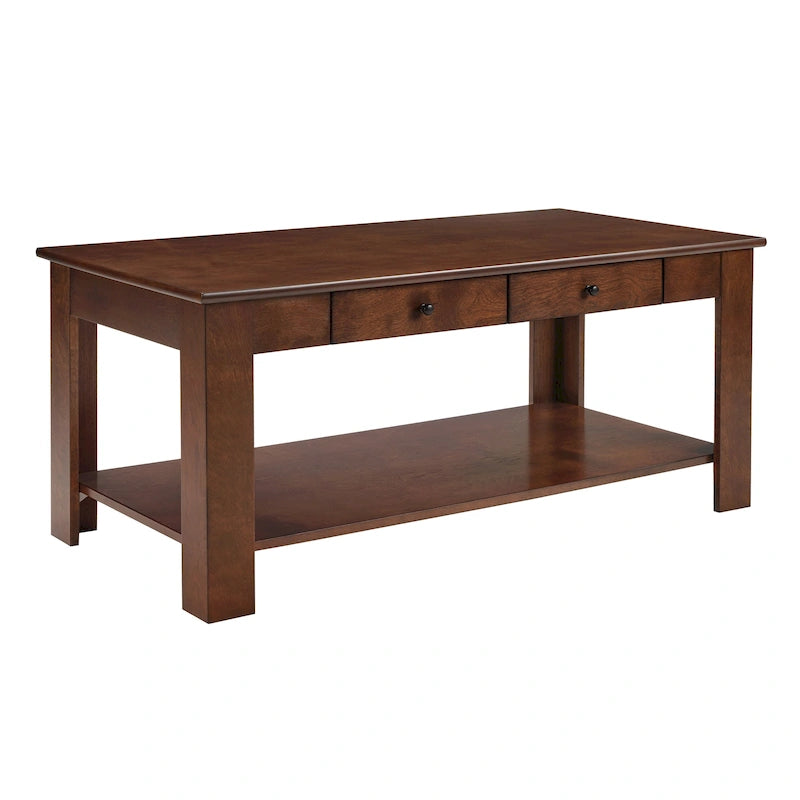 Couchtisch mit 2 Schubladen und Ablageboden