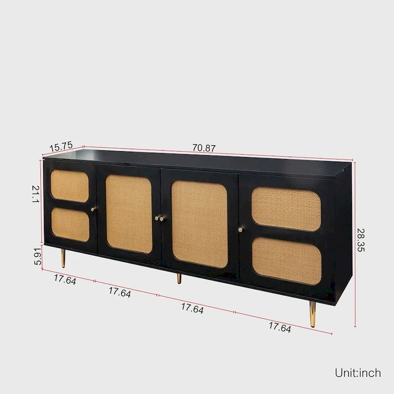Rattan-Sideboard