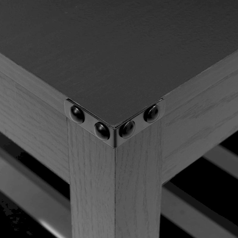 Mesa de centro para sala de estar con estante de almacenamiento, mesa central para sofá - 40.16 W x 22.05 D x 18.11 H