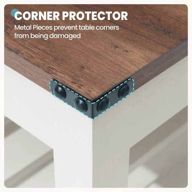 Mesa de centro para sala de estar con estante de almacenamiento, mesa central para sofá - 40.16 W x 22.05 D x 18.11 H