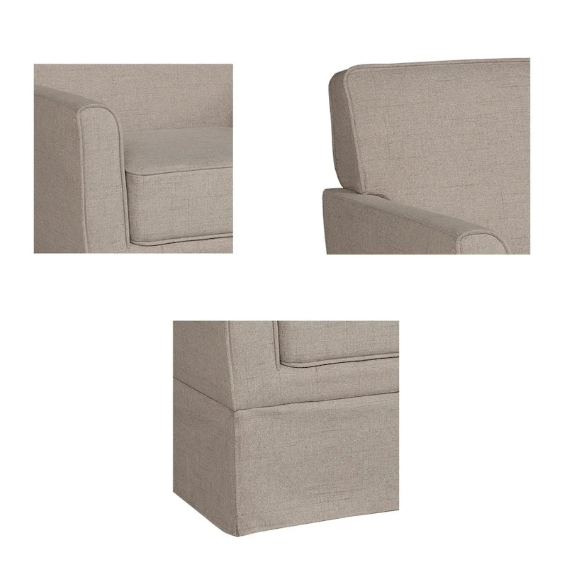 Sessel im nordischen Stil mit abnehmbarem Bezug - 30W x 30.5D x 33H