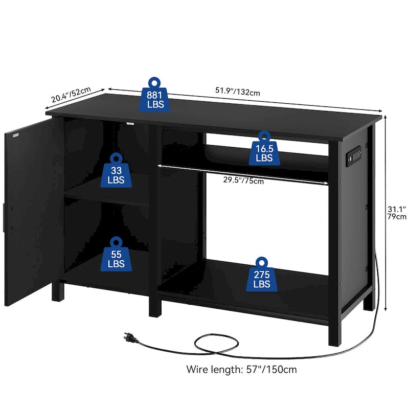 Soporte para acuario con tira de luz RGB