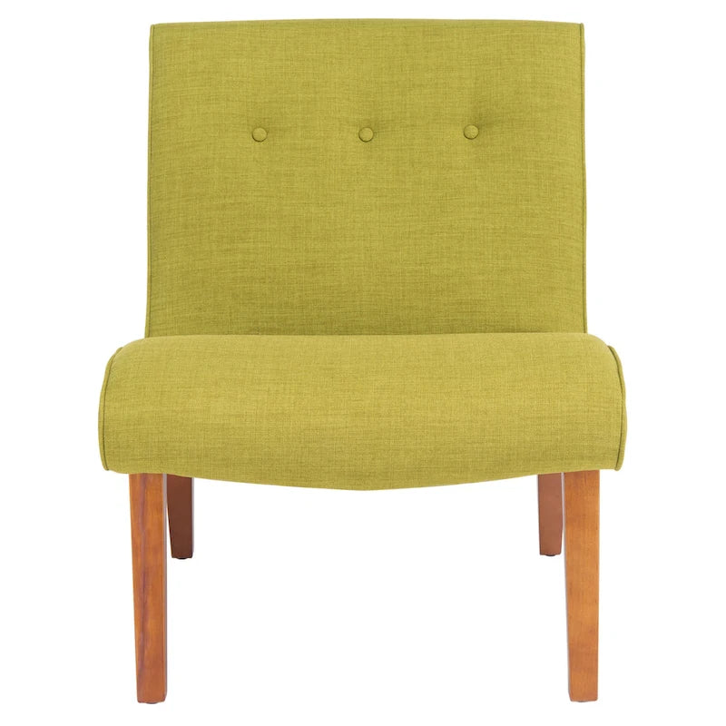 Fauteuil vert forêt du milieu du siècle - 25.2 x 29.9 x 30.7 - 25Wx30Dx31H