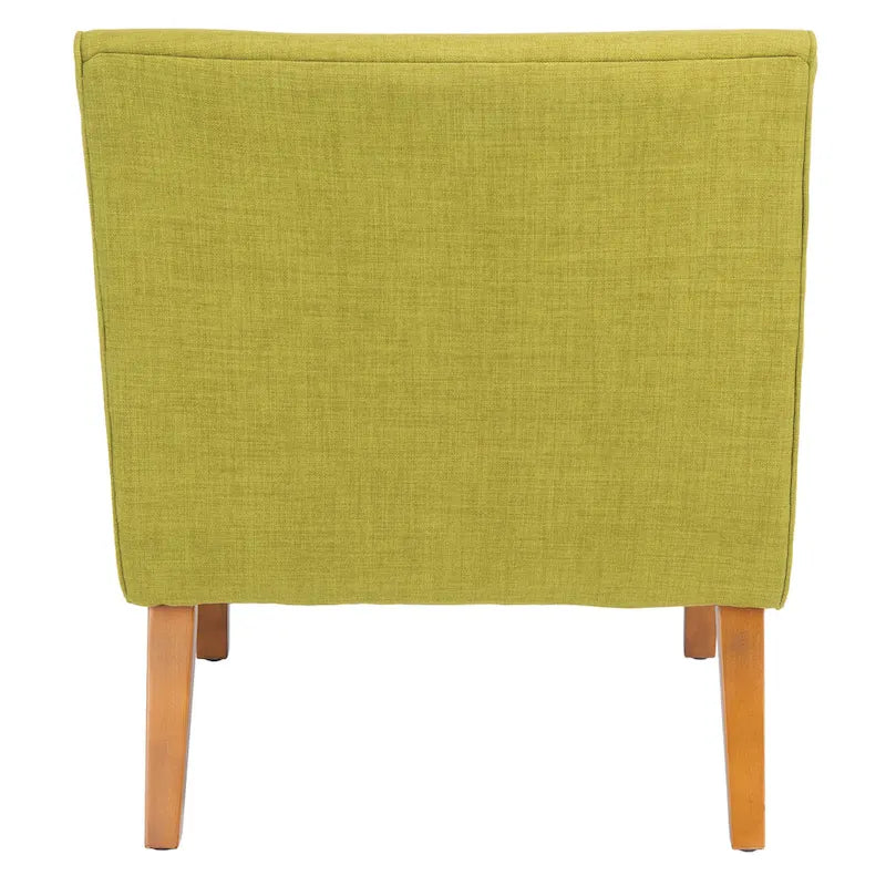 Fauteuil vert forêt du milieu du siècle - 25.2 x 29.9 x 30.7 - 25Wx30Dx31H