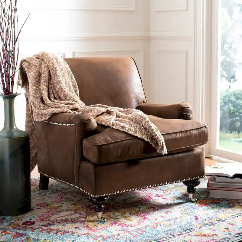 Clubsessel im nordischen Stil, mehrfarbig - 29Wx34Dx32H