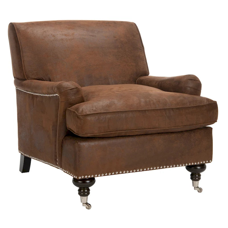 Fauteuil club multicolore de style nordique - 29Wx34Dx32H