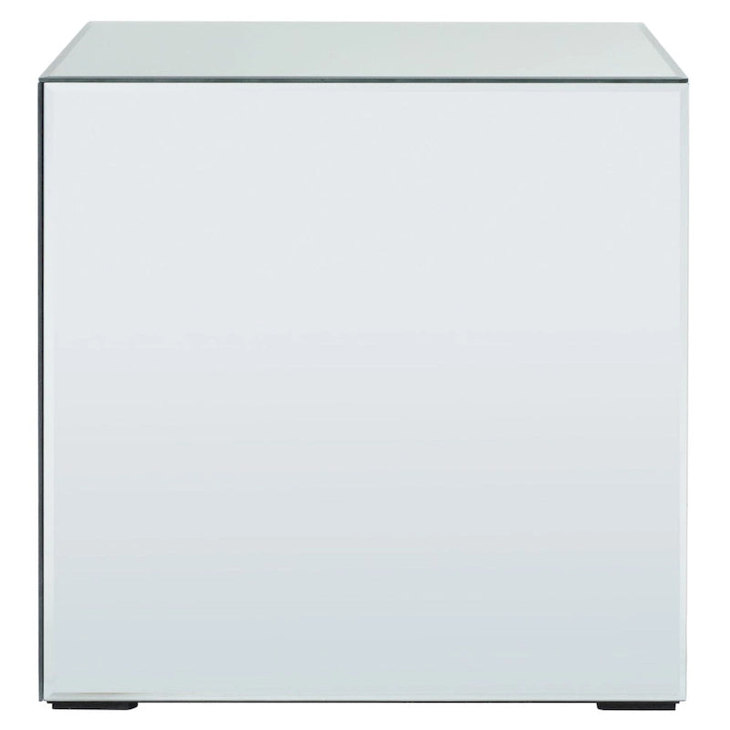 Table d’appoint moderne à miroir - 16 W x 16 D x 16 H - 16Wx16Dx16H