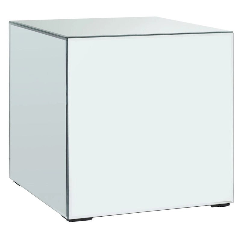 Table d’appoint moderne à miroir - 16 W x 16 D x 16 H - 16Wx16Dx16H