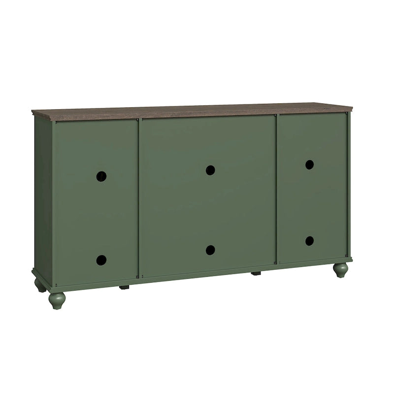 Küchenbuffet im Vintage-Stil, Sideboard mit Schubladen - 63 Zoll breit
