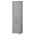 Armoire à linge de 20 in. W x 13 in. D x 68.1 in. H avec 2 tiroirs de tailles différentes et une étagère réglable